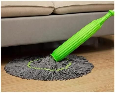 Self-Twisting Rotating Water Mop – 360° Spin, Hands-Free Cleaning with Super Absorbent Microfiber Head